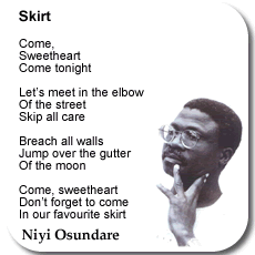 Click for 6 Romantic Poems from Niyi Osundare