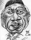 Chinua Achebe Skekch by Yomi Ola