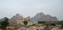 Kesala Town and Mountain, Sudan