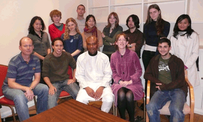 Oxford Univ. Poetry Society with Afam Akeh